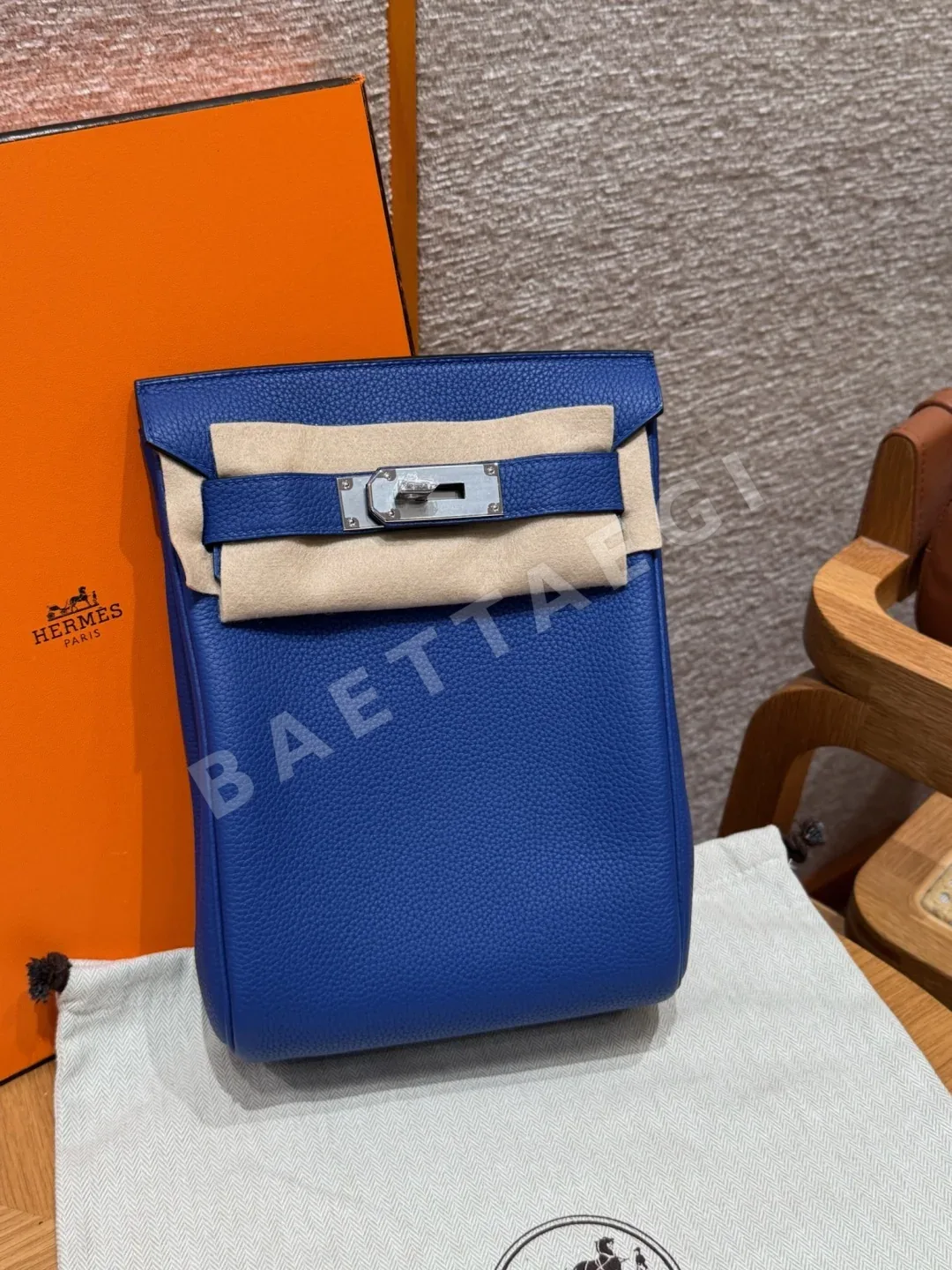 에르메스 핵 아 도 토고 가죽 백팩 166694