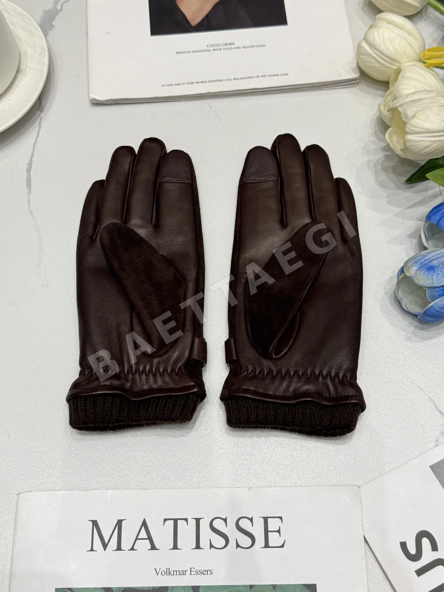 보테가베네타 램스킨 여성 장갑 상세 이미지 3