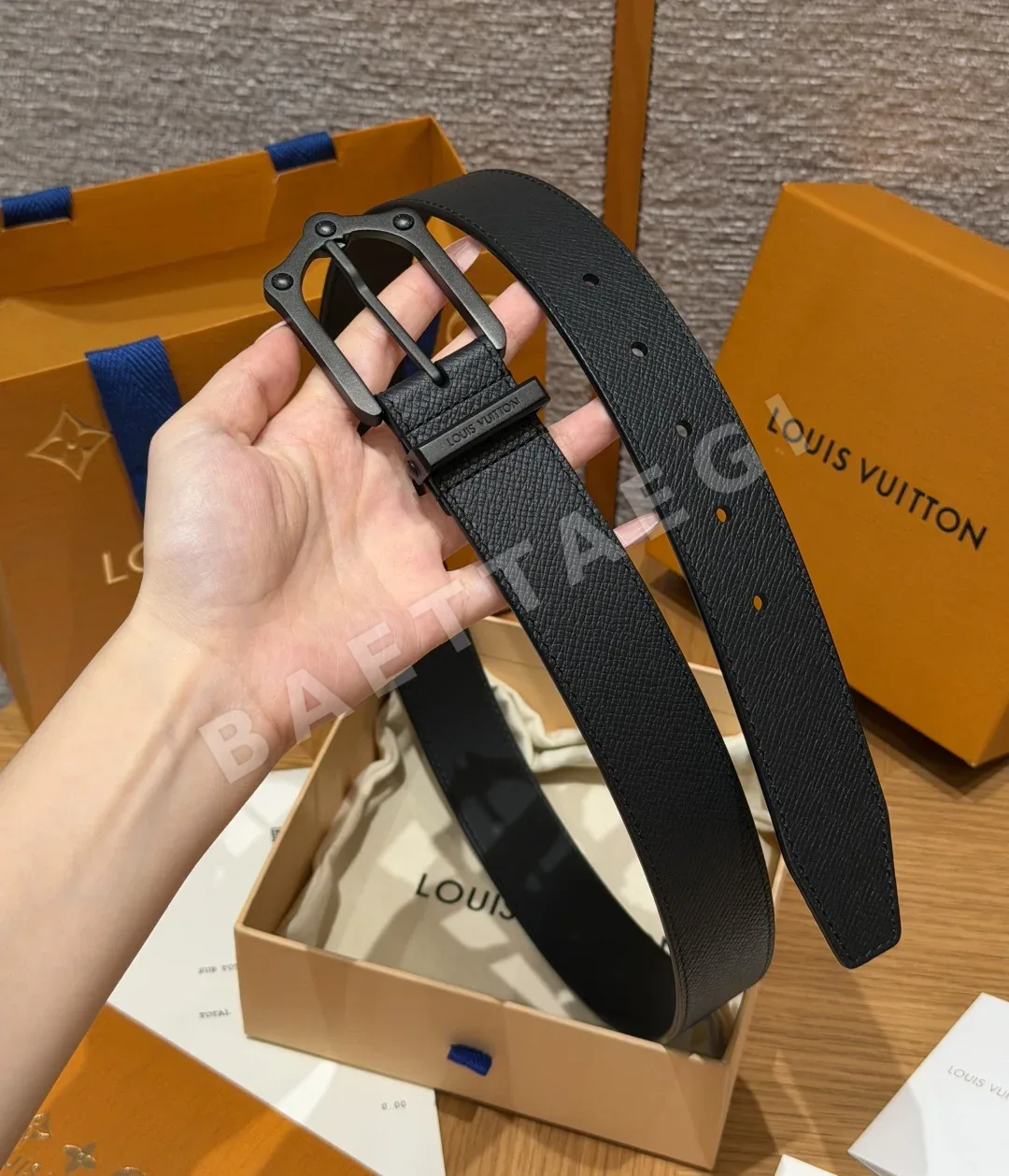 루이비통 프로그 35mm 리버시블 벨트 상세 이미지 5