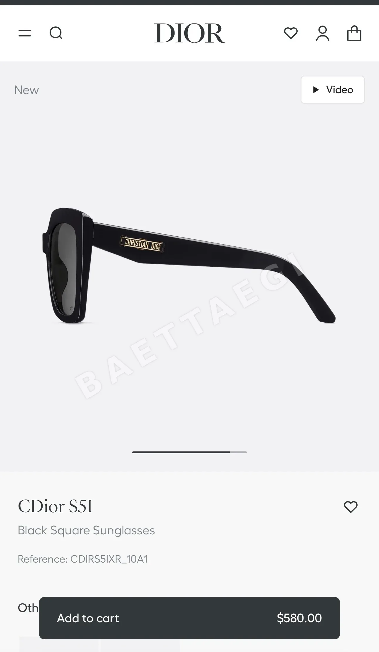 디올 선글라스 72698 Dior Sunglasses 상세 이미지 9