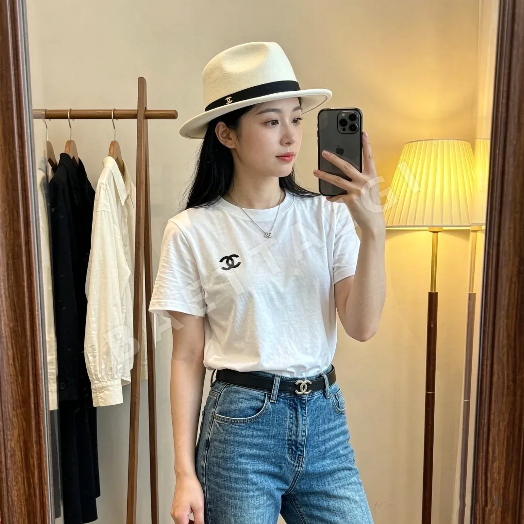 샤넬 캐시미어 플랫탑 캡 상세 이미지 1