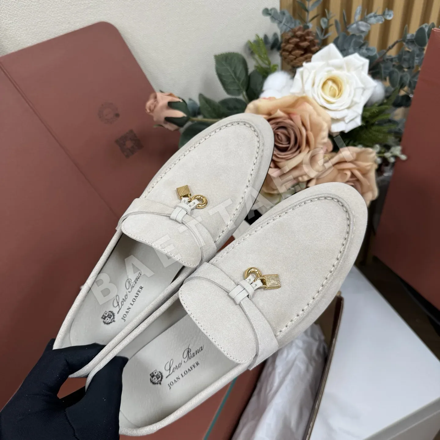 로로피아나 조안 빈티지 스타일 로퍼 상세 이미지 4