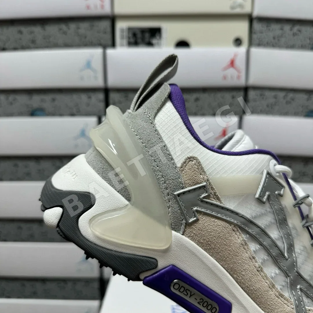 오프화이트 ODSY-2000 202421 Off White Sneaker White Purple 상세 이미지 6