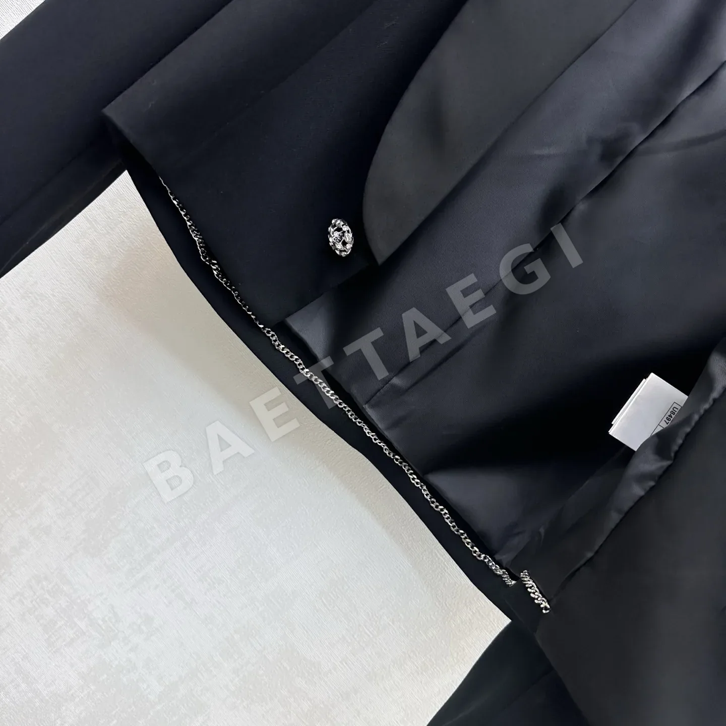 샤넬 숄 카라 크롭 자켓 상세 이미지 4