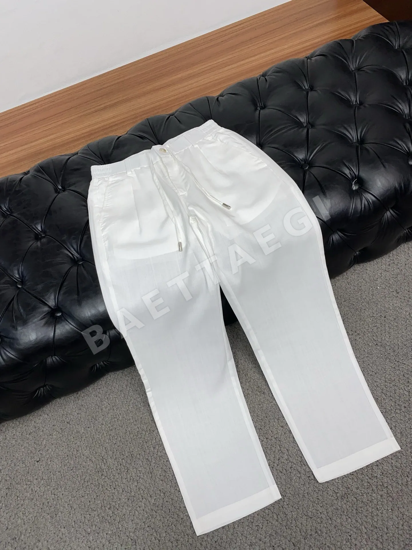 로로피아나 린넨 캐주얼 남성 바지 상세 이미지 6