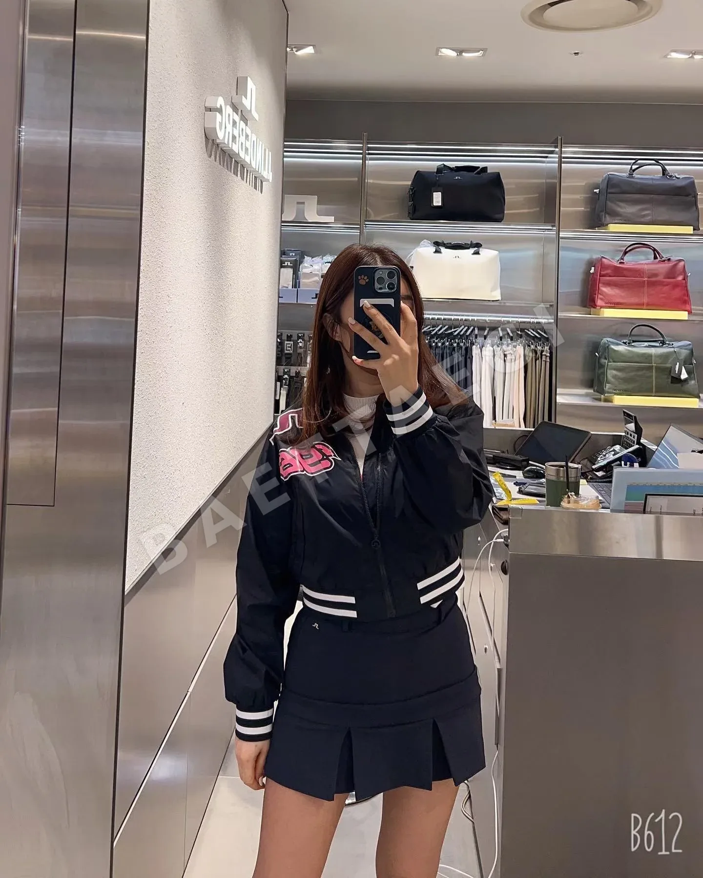 제이린드버그 여성 방풍 메시 재킷 153659
