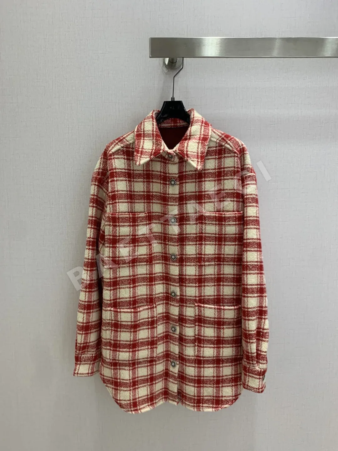 샤넬 믹스 컬러 직조 루즈핏 여성 셔츠 재킷 155643