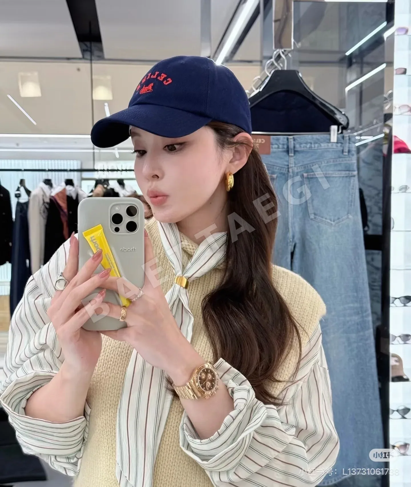 셀린느 클래식 캐주얼 베이스볼 캡 상세 이미지 2
