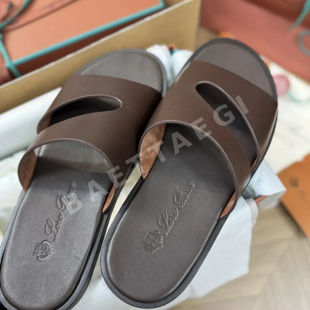 로로피아나 Pilat Plain Walk 가죽 샌들 남성화 상세 이미지 3