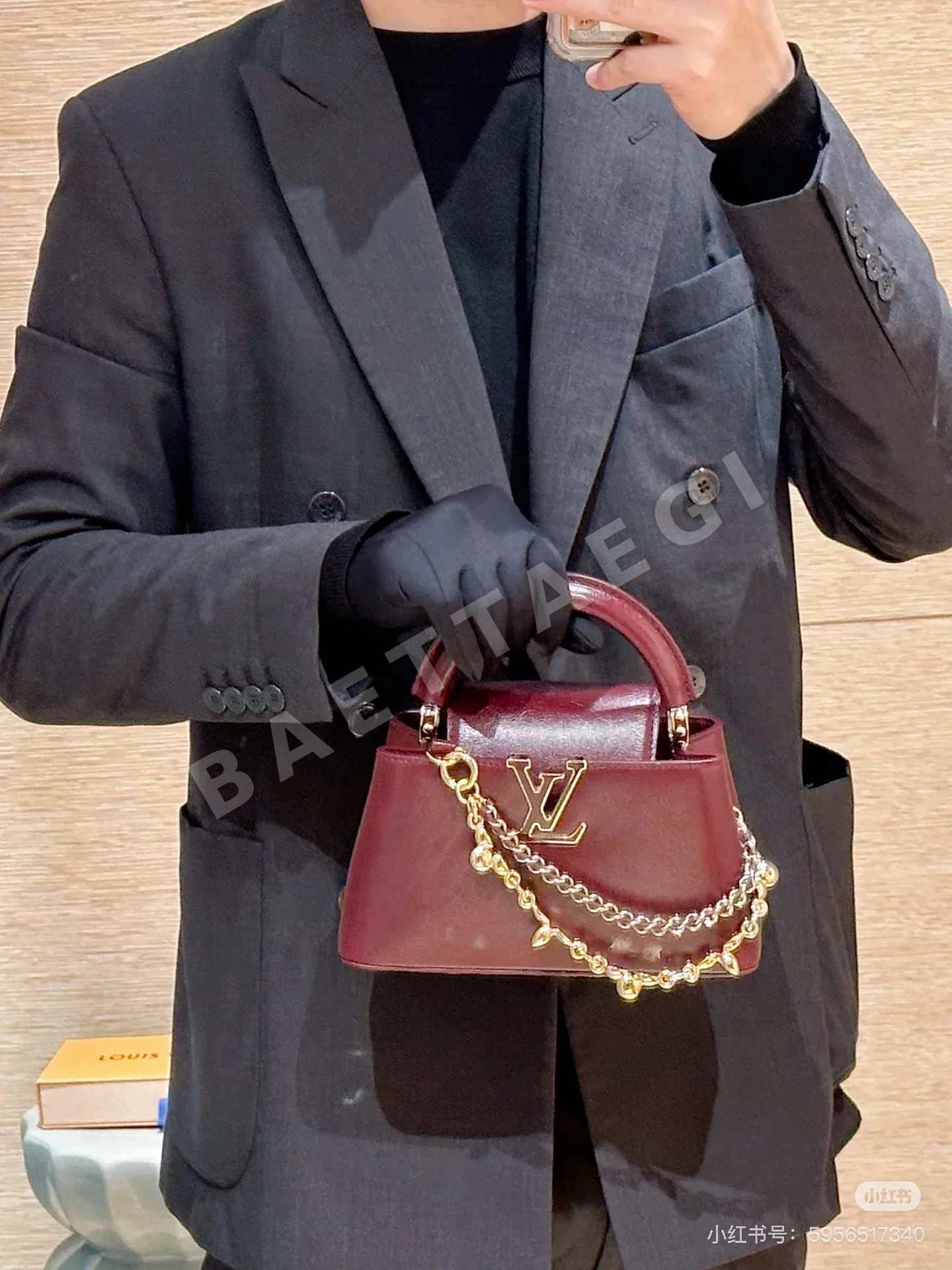 루이비통 버드케이지 미니 가죽 가방 M25473 상세 이미지 4
