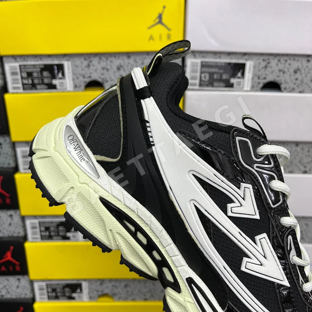 오프화이트 비 라이트 백 202401 Off White Be Right Back Black Lime 상세 이미지 5