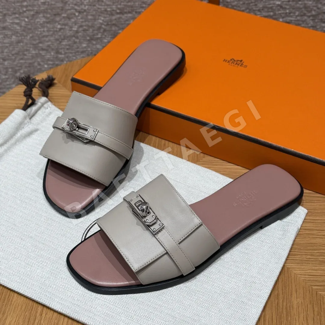 에르메스 줄리아 샌들 Calfskin 가죽 버클 상세 이미지 3