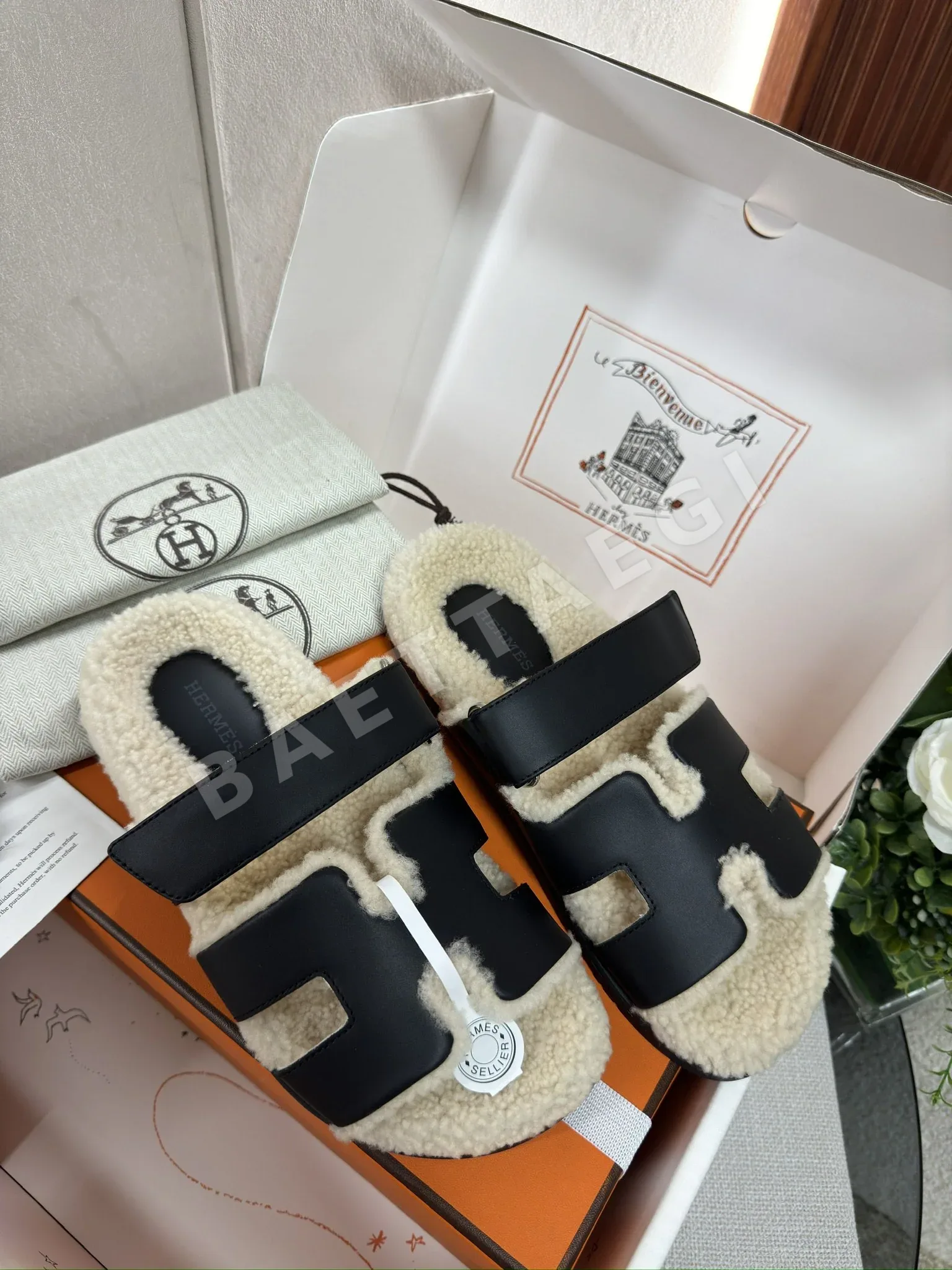 에르메스 시프레 슬리퍼 상세 이미지 3