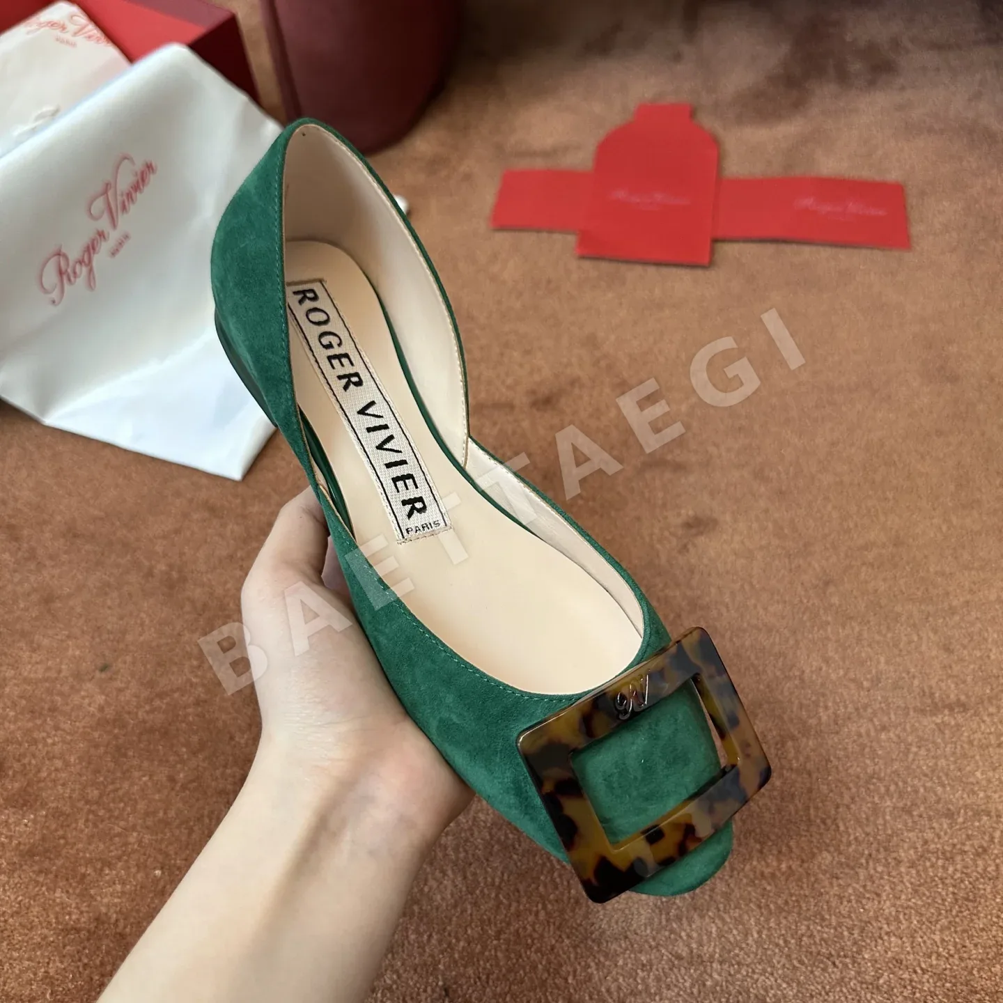 로저비비에 비비에 슬라이드 싱글 여성 샌들 상세 이미지 3