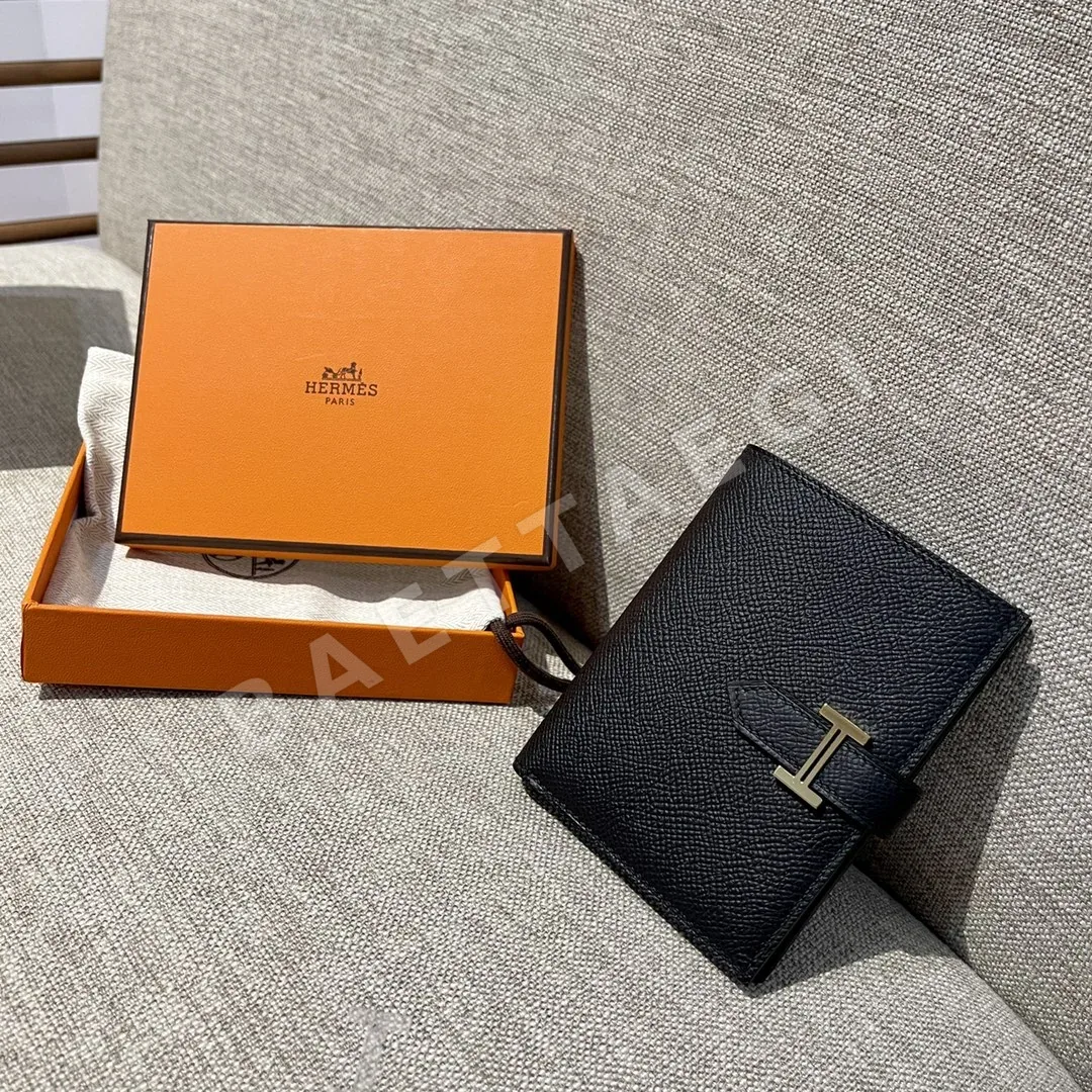에르메스 엡솜 야자수 프린트 카드 지갑 23359