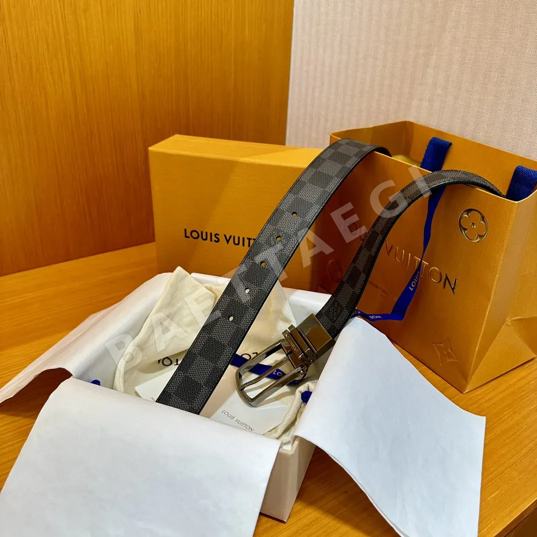 루이비통 스테인리스 스틸 핀 버클 소가죽 벨트 상세 이미지 7