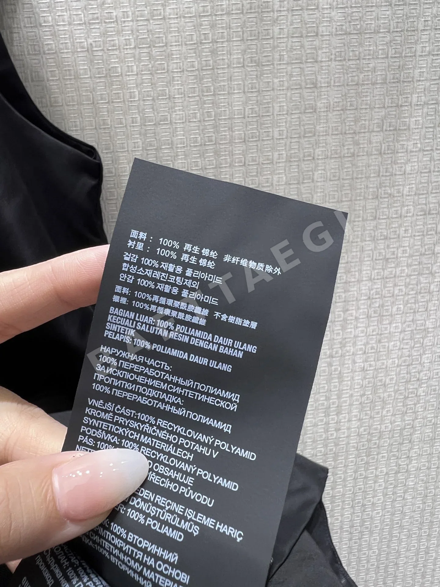 프라다 나일론 민소매 후드 원피스 상세 이미지 8