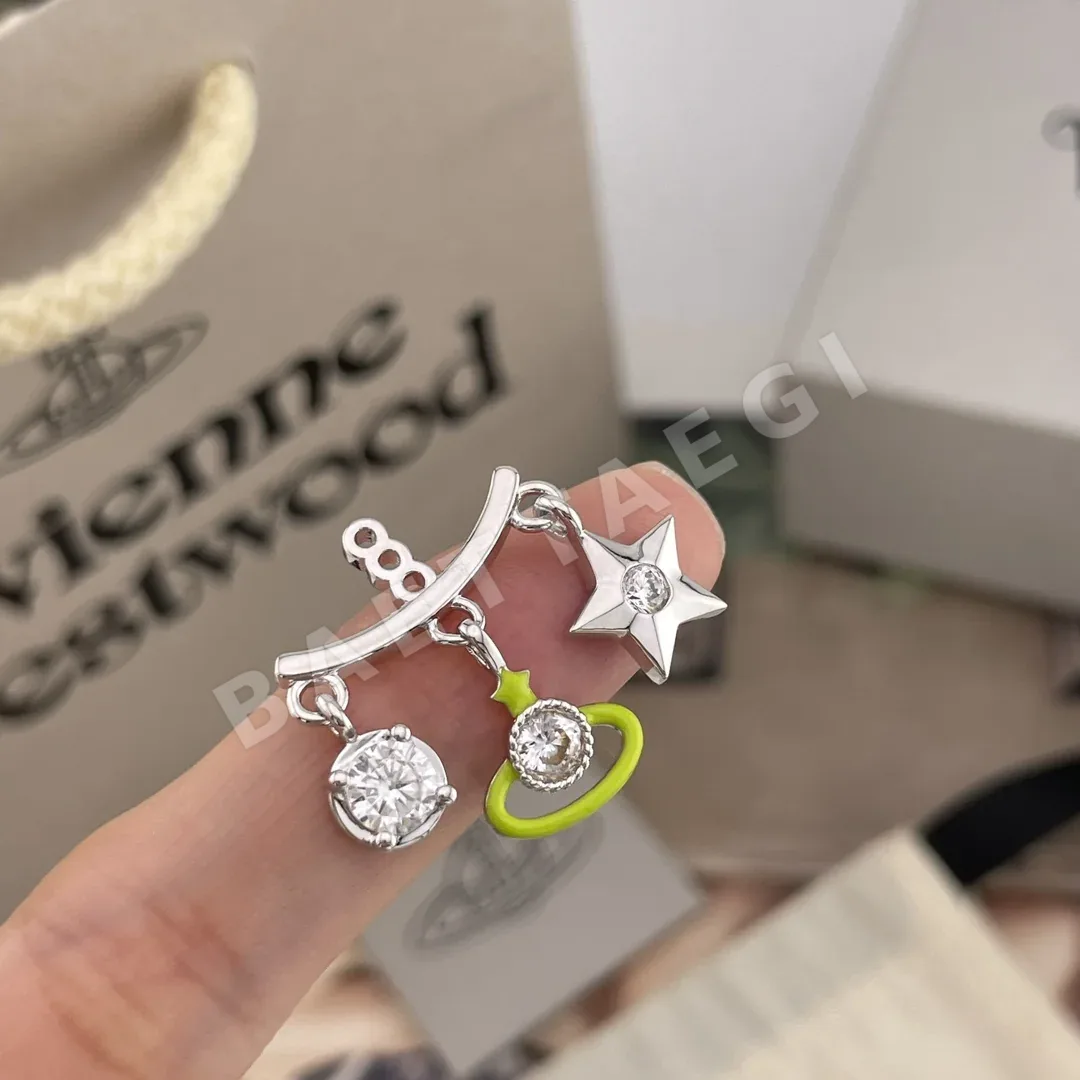 비비안웨스트우드 멀티 드롭 링 플래닛 귀걸이 상세 이미지 7