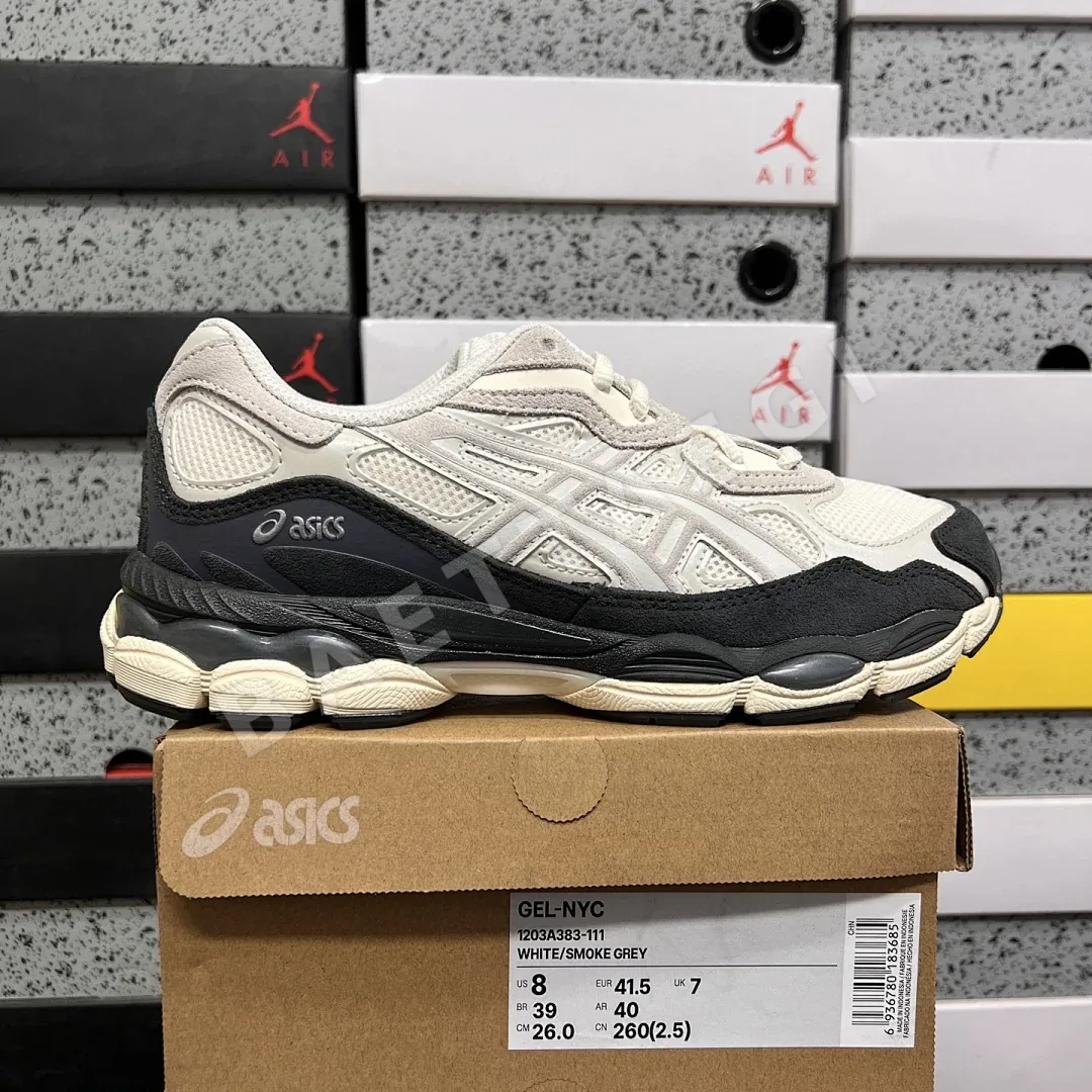 아식스 [ZC] 젤 NYC 1203A383-111 200319 Asics Gel-NYC White Smoke Grey