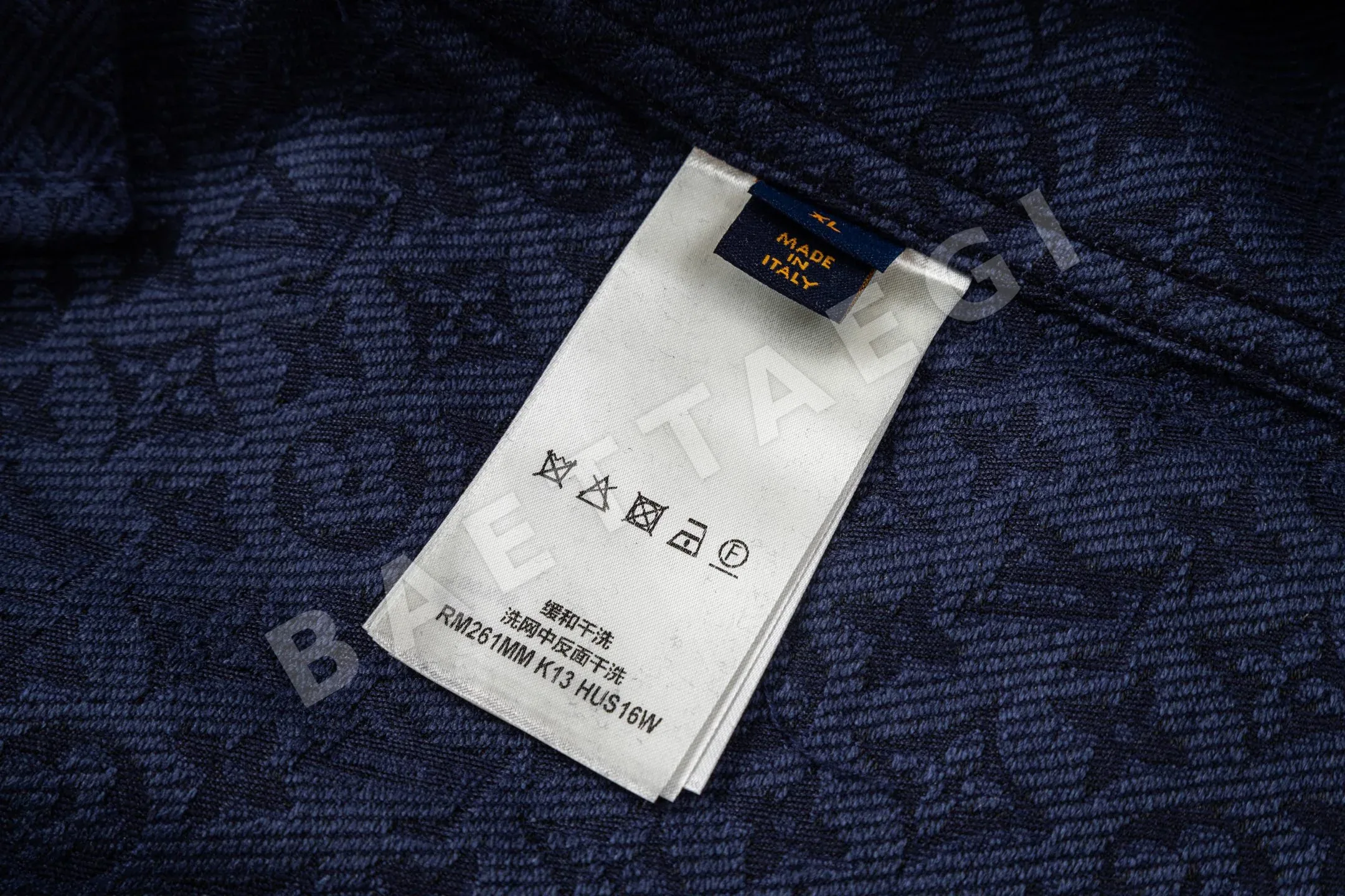 루이비통 모노그램 자카드 데님 반팔 셔츠 상세 이미지 11