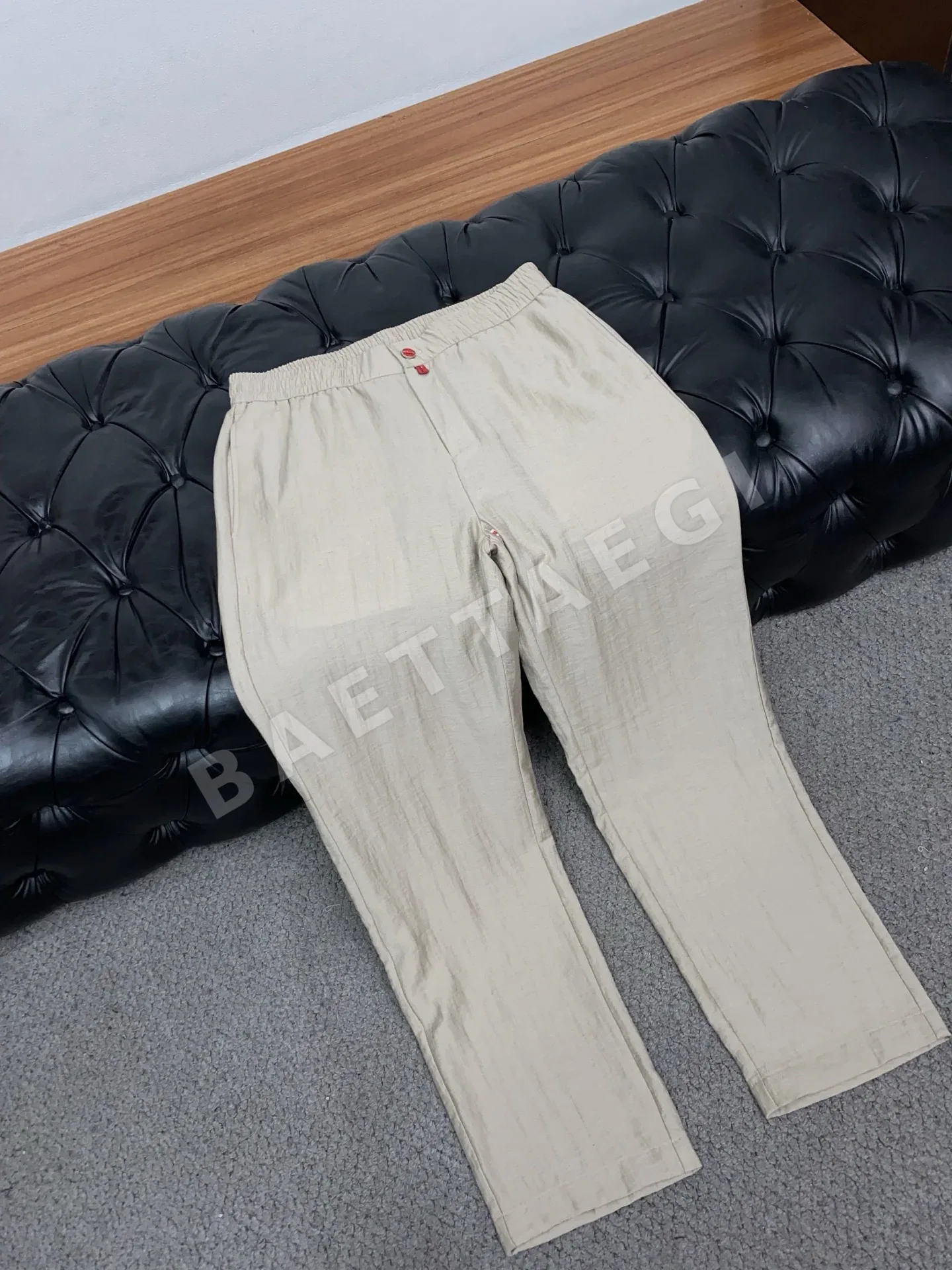 키톤 린넨 혼방 남성 캐주얼 바지 상세 이미지 6