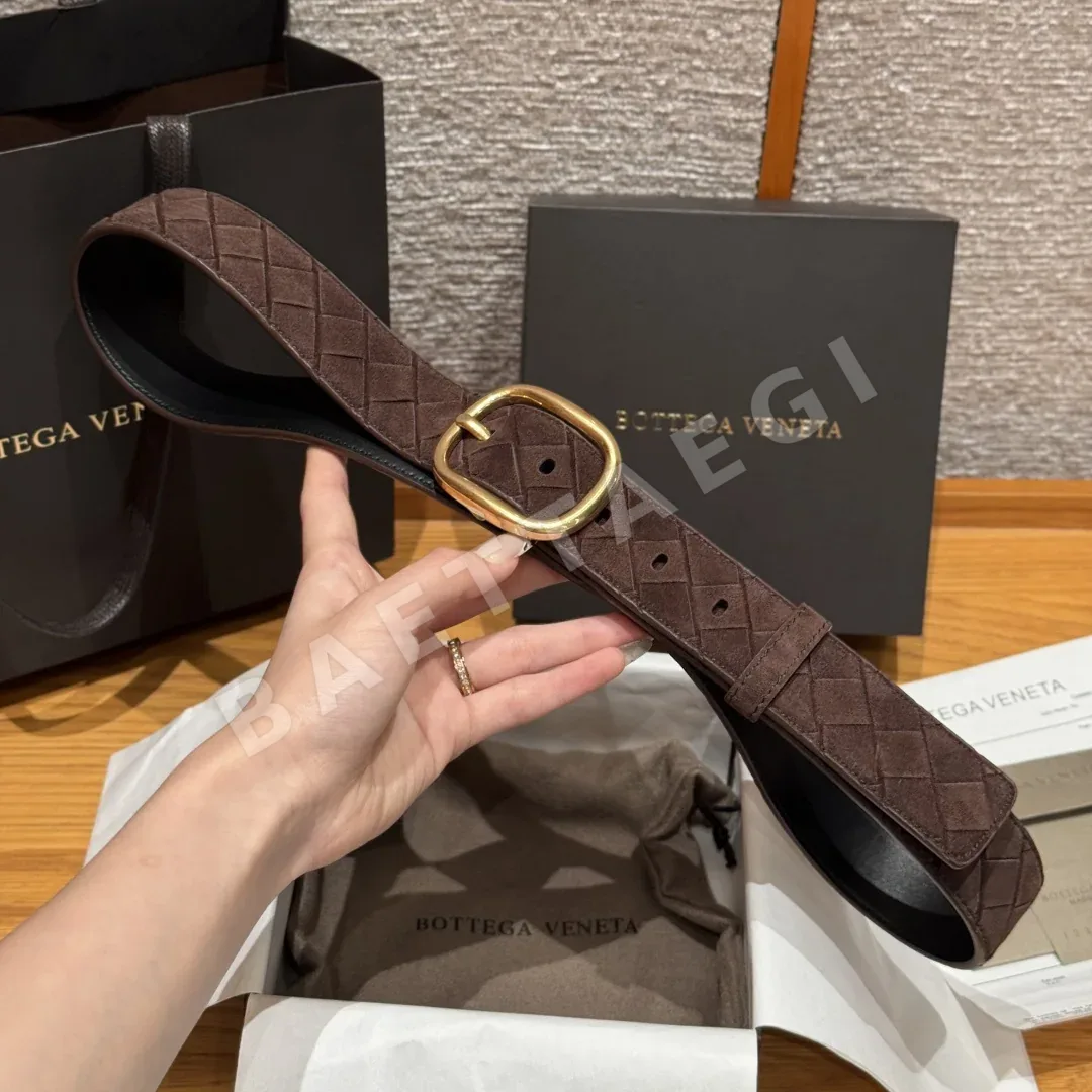 보테가베네타 인트레차토 스웨이드 벨트 상세 이미지 6