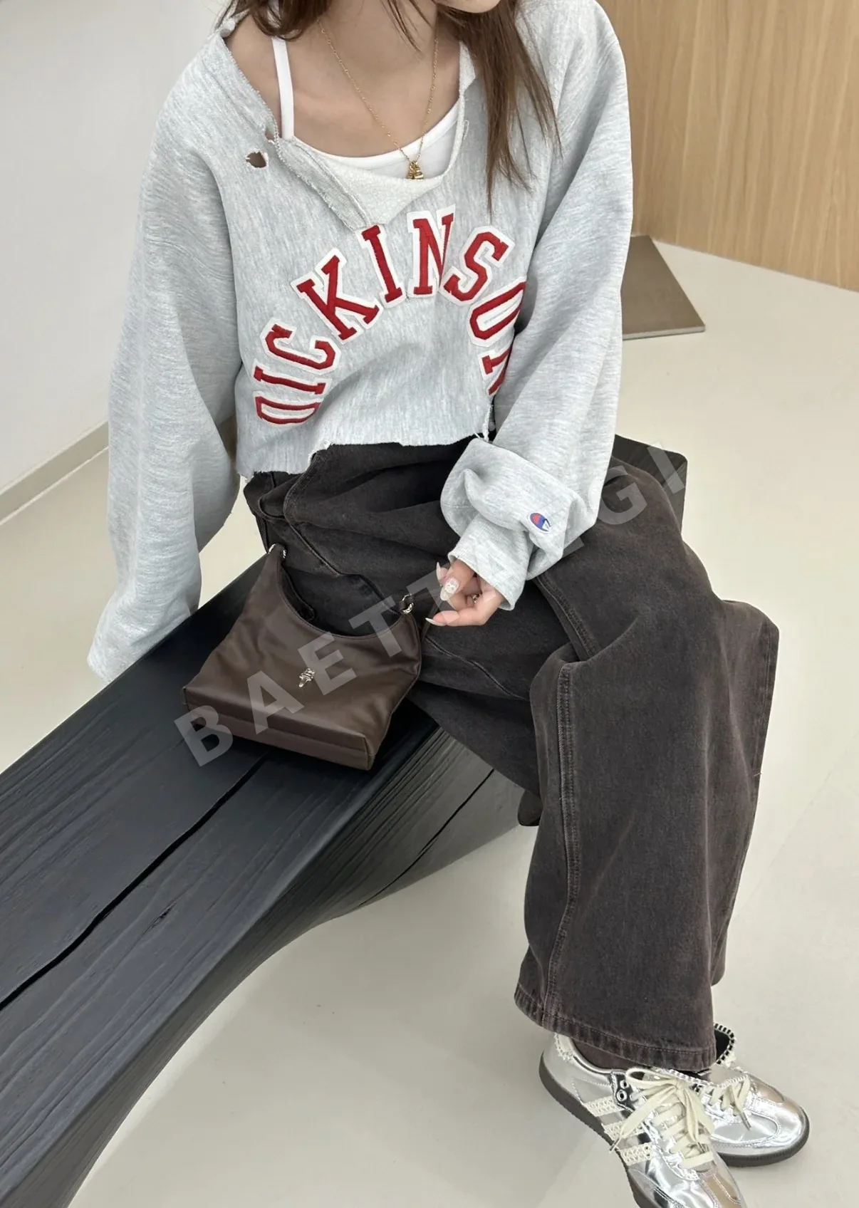 크롬하츠 브라운 비브 가방 상세 이미지 12