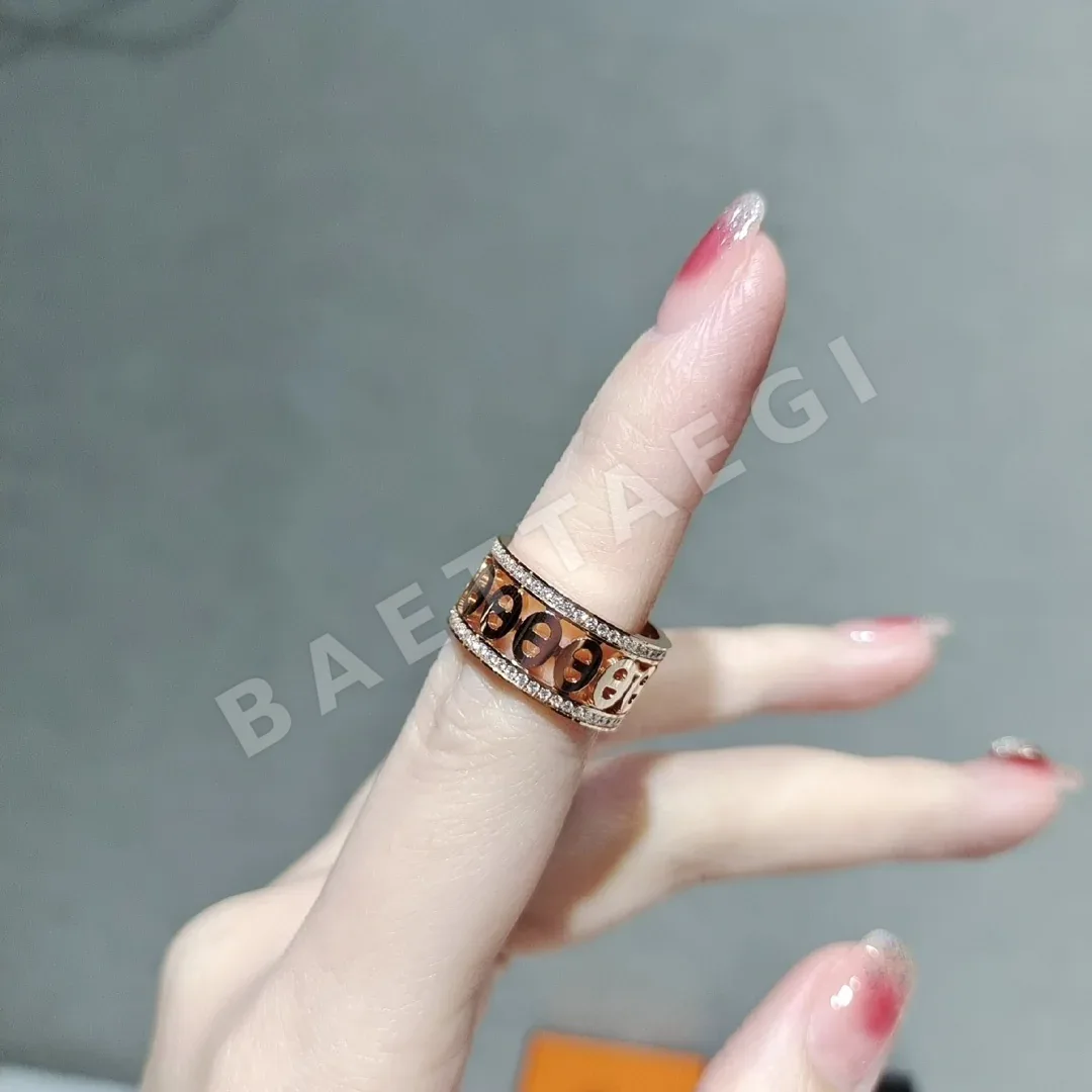 에르메스 피그노즈 다이아몬드 파베 반지 상세 이미지 6