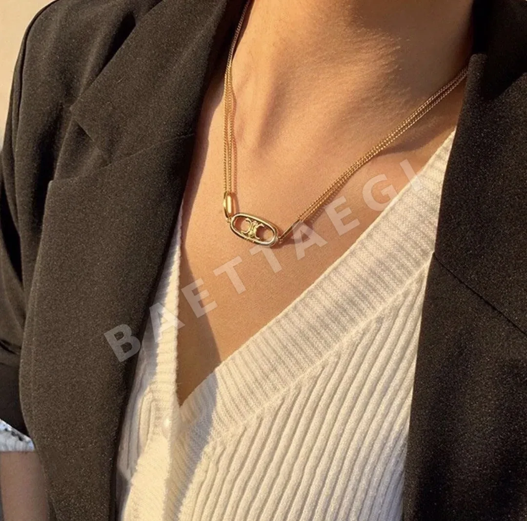 셀린느 트리옹프 더블 레이어 목걸이 상세 이미지 2