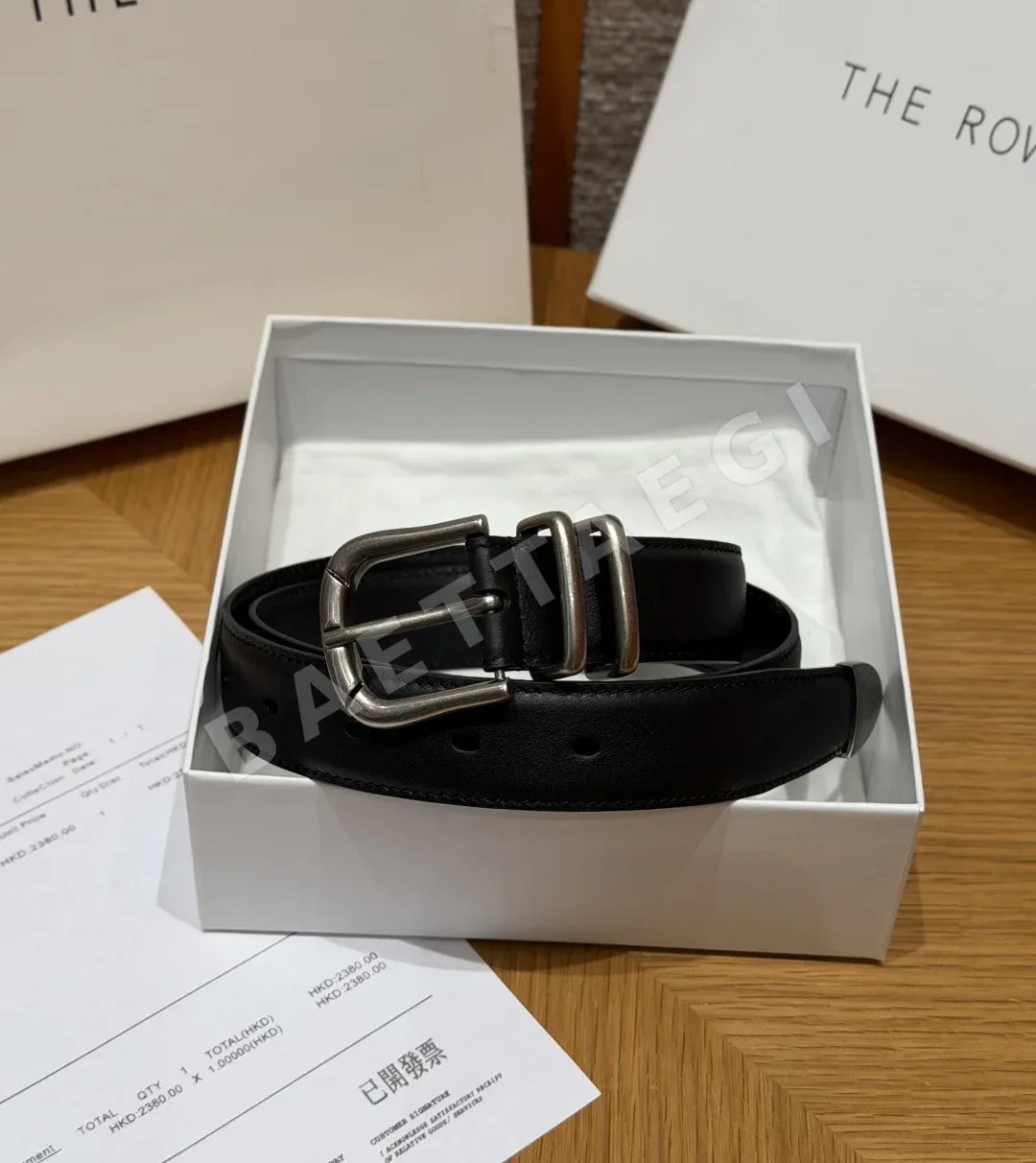 더로우 클래식 가죽 더블 링 벨트 30mm 177853
