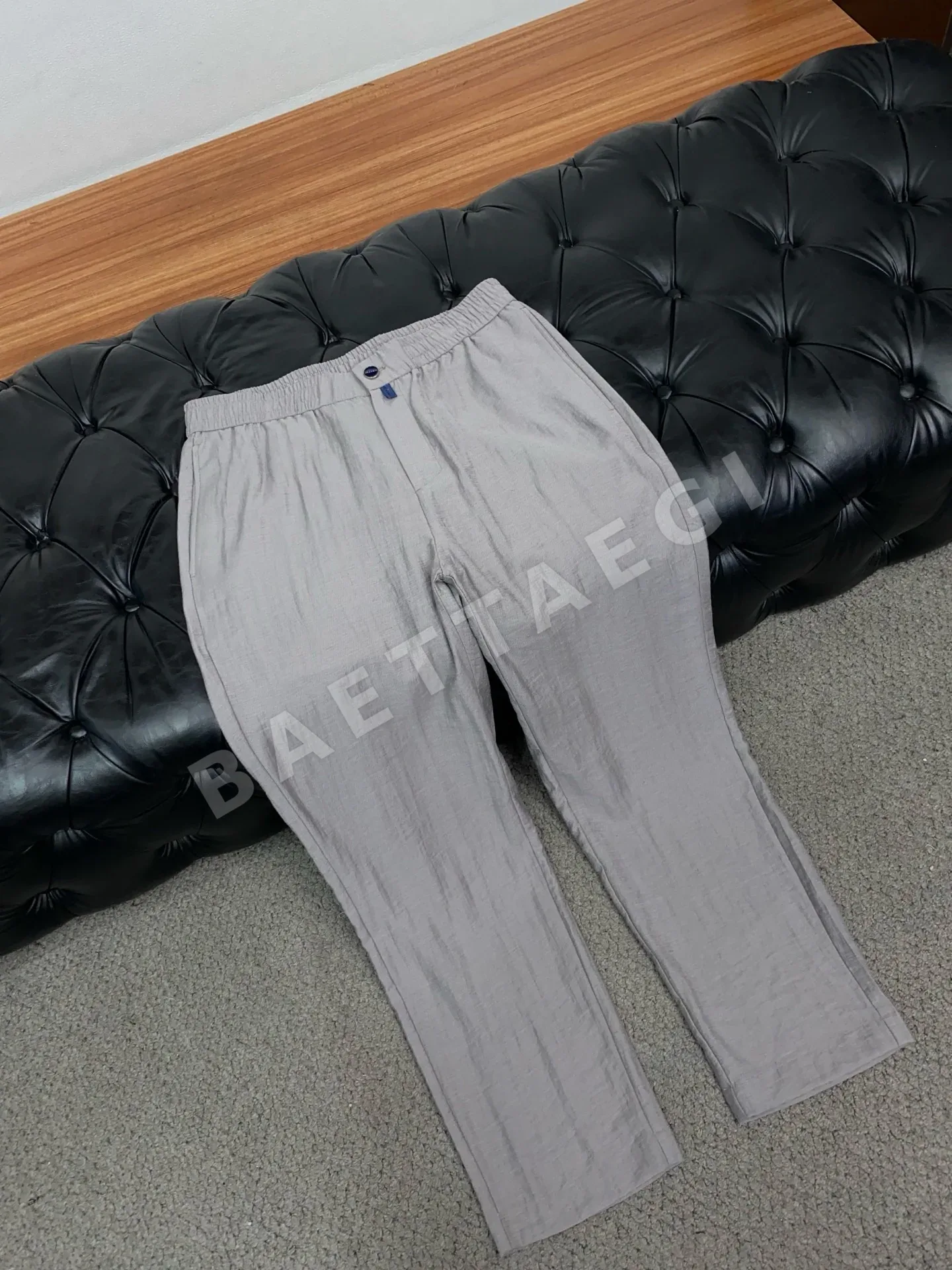키톤 린넨 혼방 남성 바지 상세 이미지 6