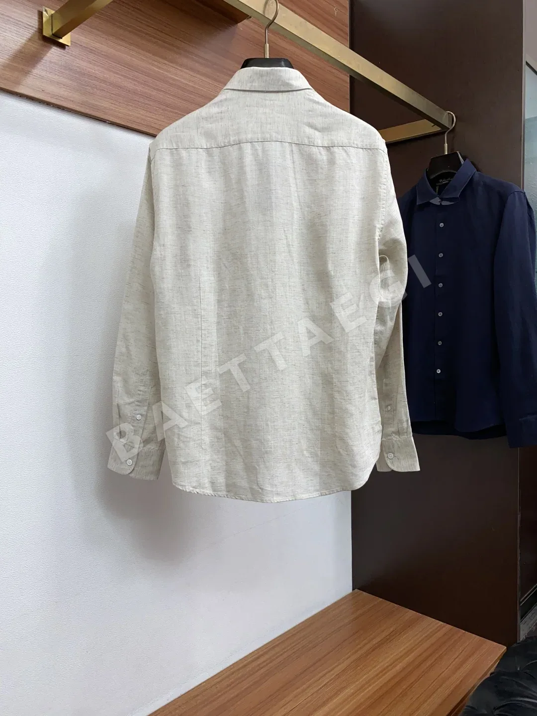 로로피아나 남성 린넨 긴팔 셔츠 상세 이미지 10