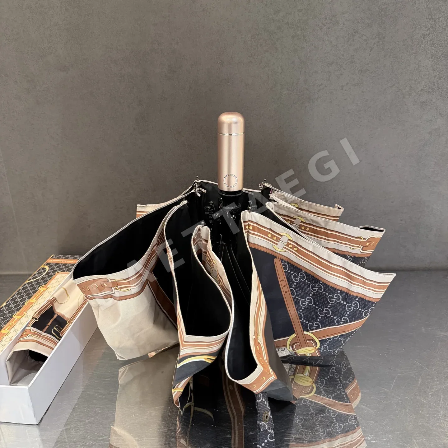 루이비통 3단 자동 접이식 양산 우산 상세 이미지 3