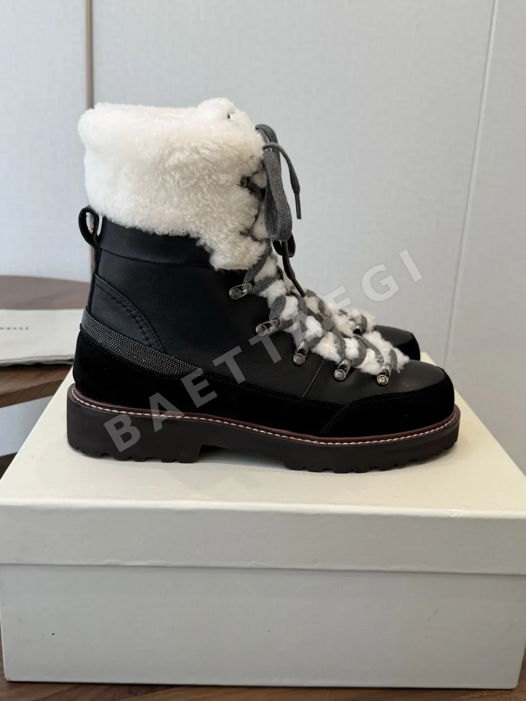 브루넬로쿠치넬리 울 앵클 부츠 상세 이미지 2