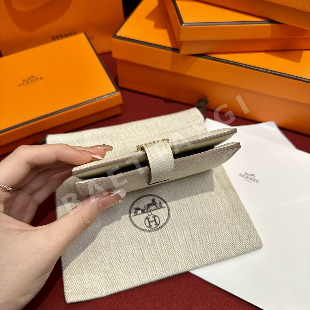 에르메스 엡솜 가죽 H 버클 반지갑 상세 이미지 3