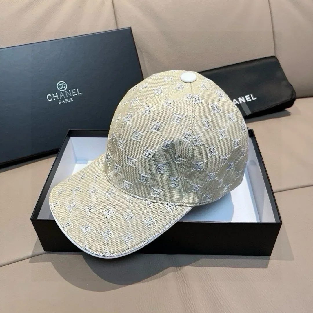 샤넬 더블 C 자카드 캔버스 베이스볼 캡 상세 이미지 3