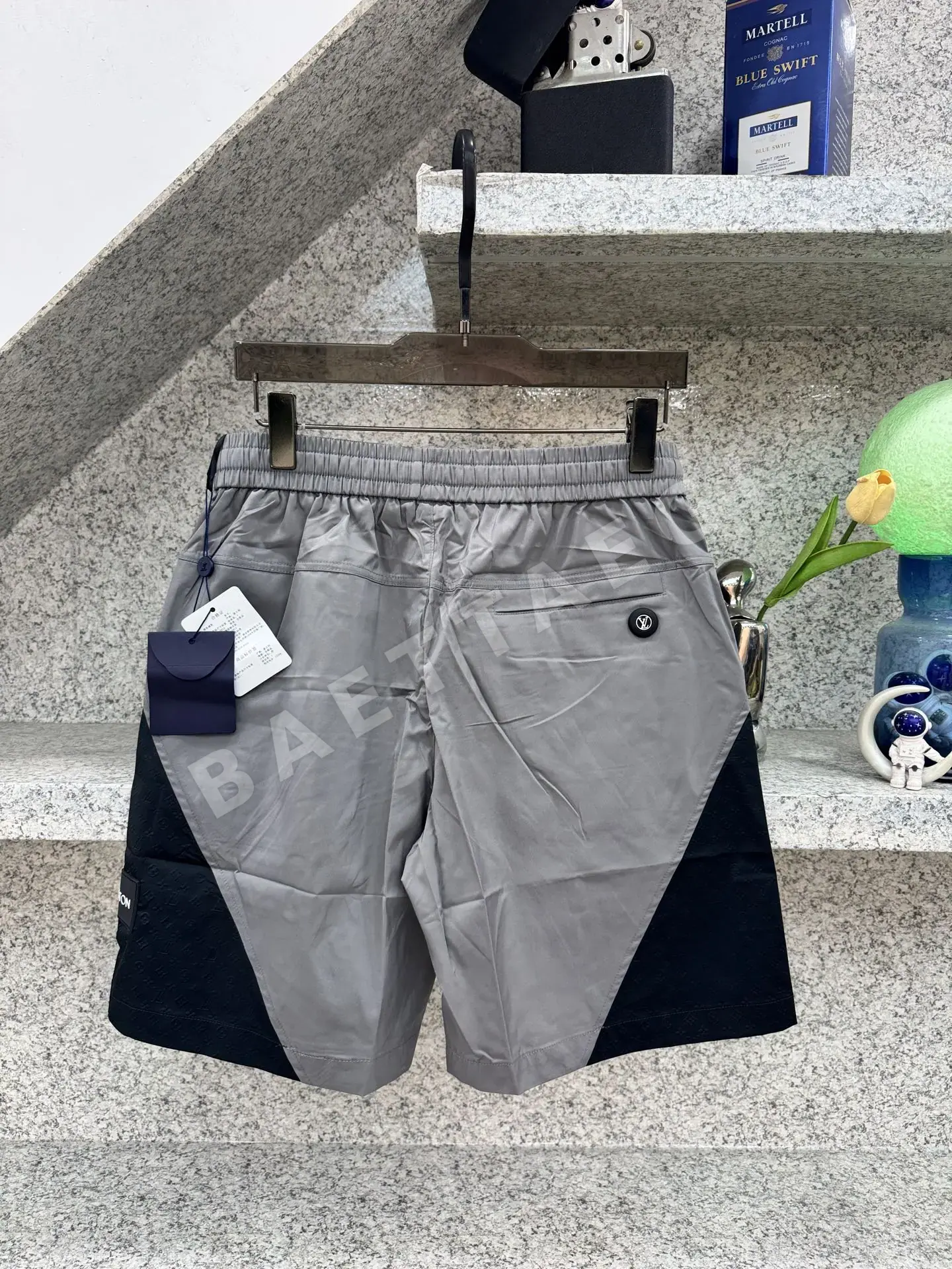 루이비통 남성 린넨 반바지 상세 이미지 3