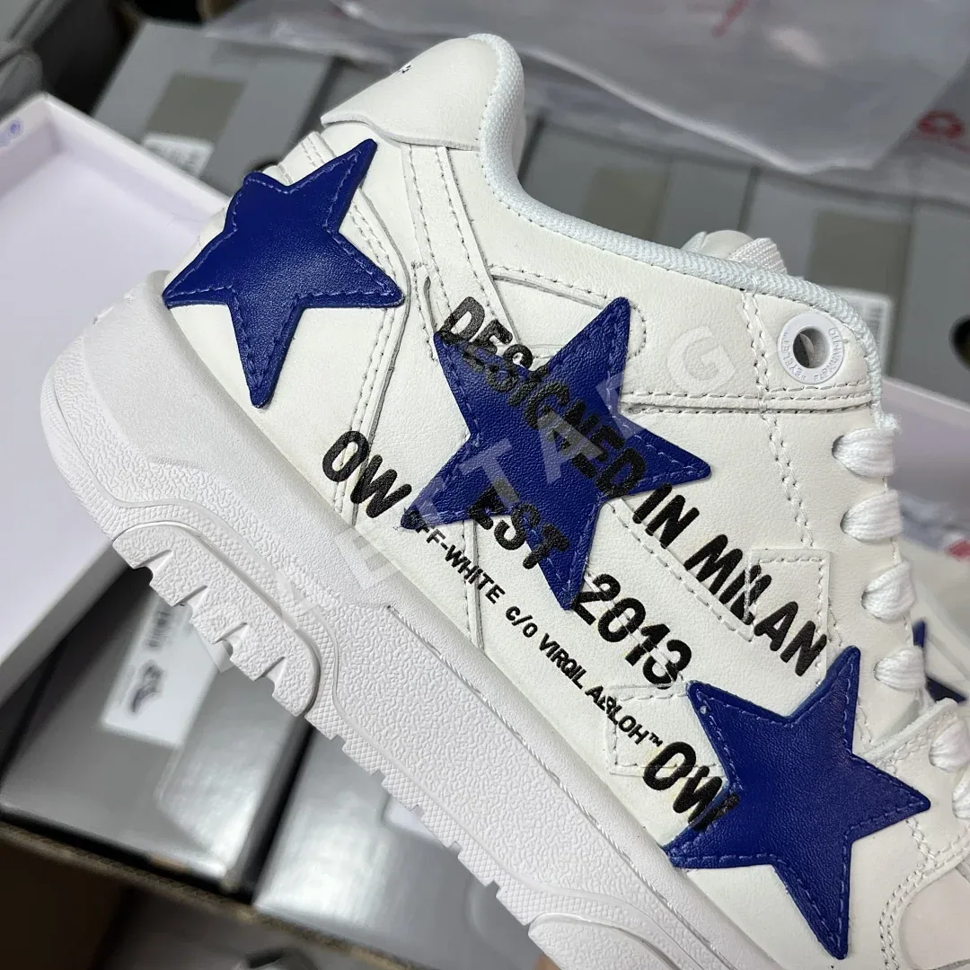 오프화이트 아웃 오브 오피스 블루 202388 Off White Out Of Office 00O Low Tops Animation 상세 이미지 8