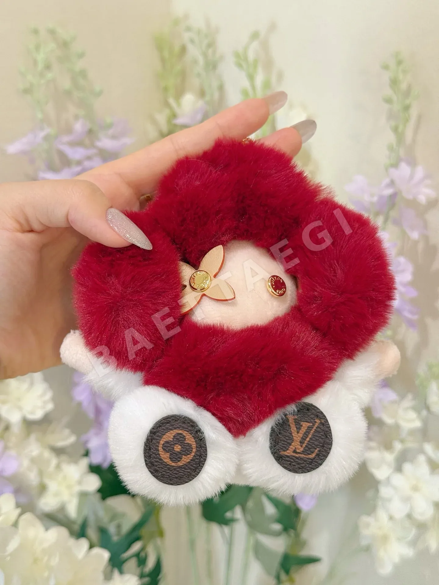 루이비통 비비엔느 해바라기 봉제 인형 키링 상세 이미지 6