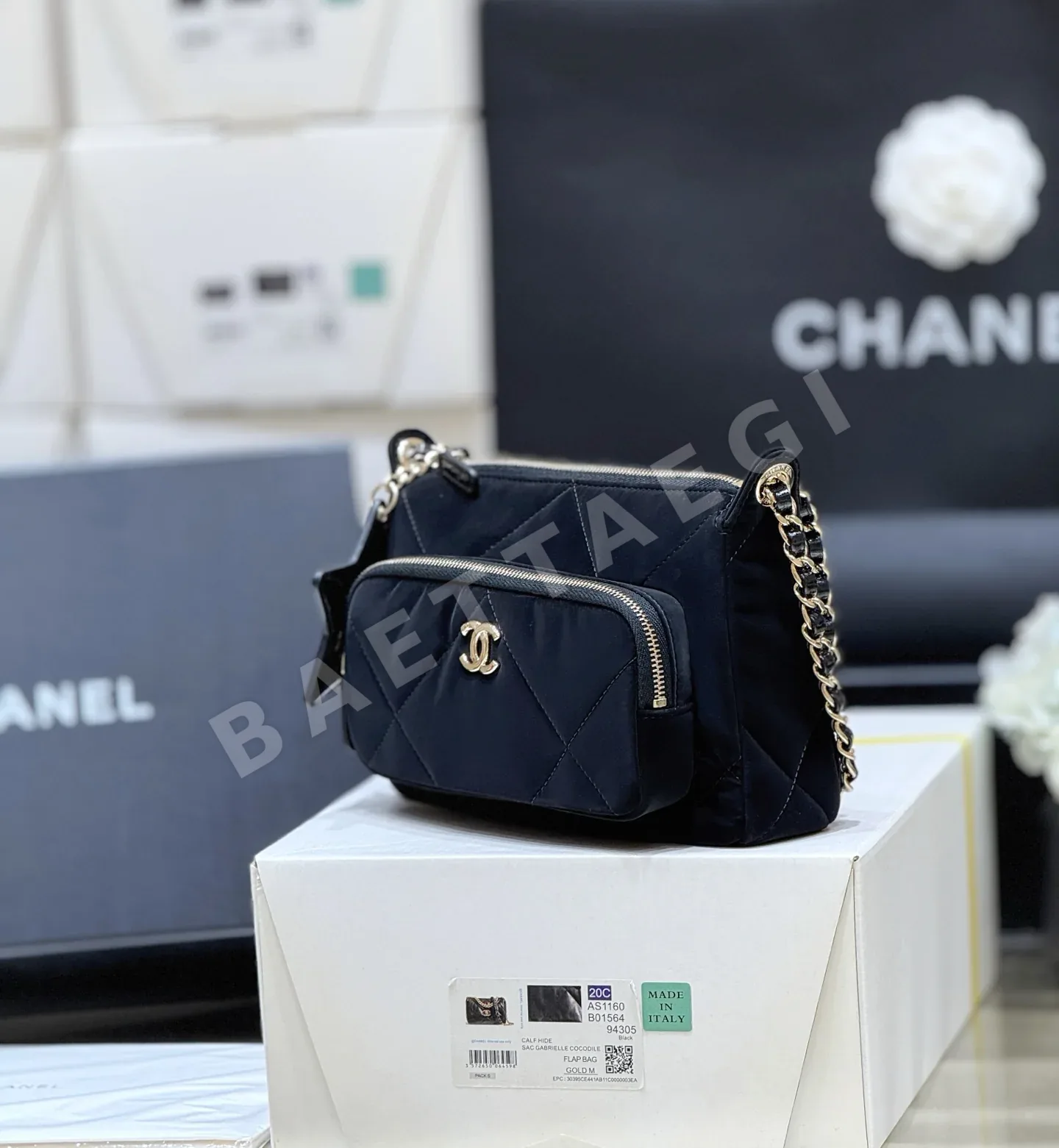 샤넬 25N 코코네이지 벨벳 카메라백 AP4771 상세 이미지 3