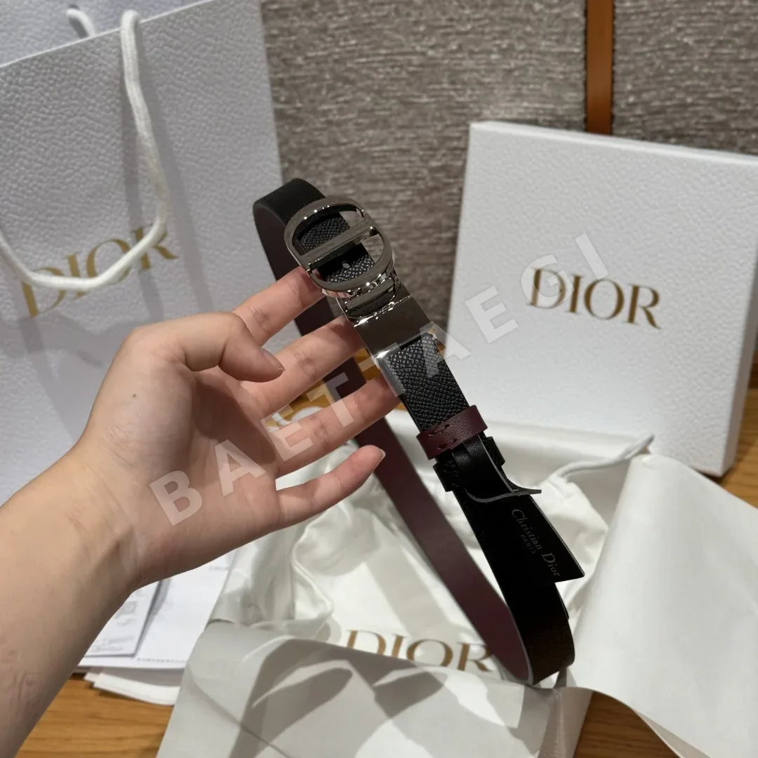 디올 양면 송아지가죽 벨트 상세 이미지 3