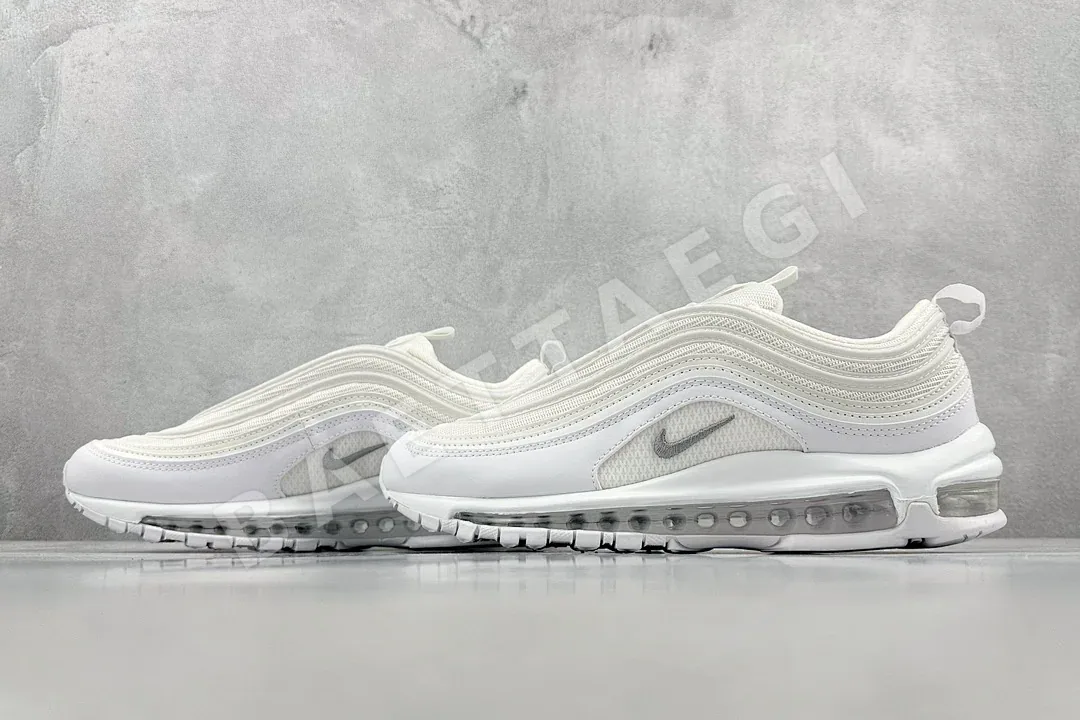 나이키 에어 맥스 97 921826-101 200942 Nike Air Max 97 Triple White Wolf Grey 상세 이미지 6