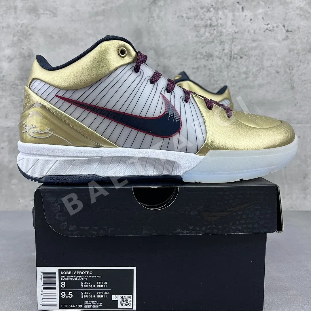 나이키 코비 4 프로트로 FQ3544-100 201000 Nike Kobe 4 Protro Gold Medal ZK4