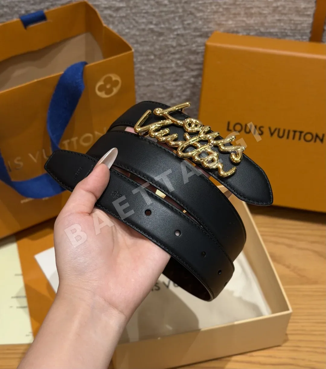 루이비통 스크립트 30mm 리버시블 벨트 상세 이미지 2