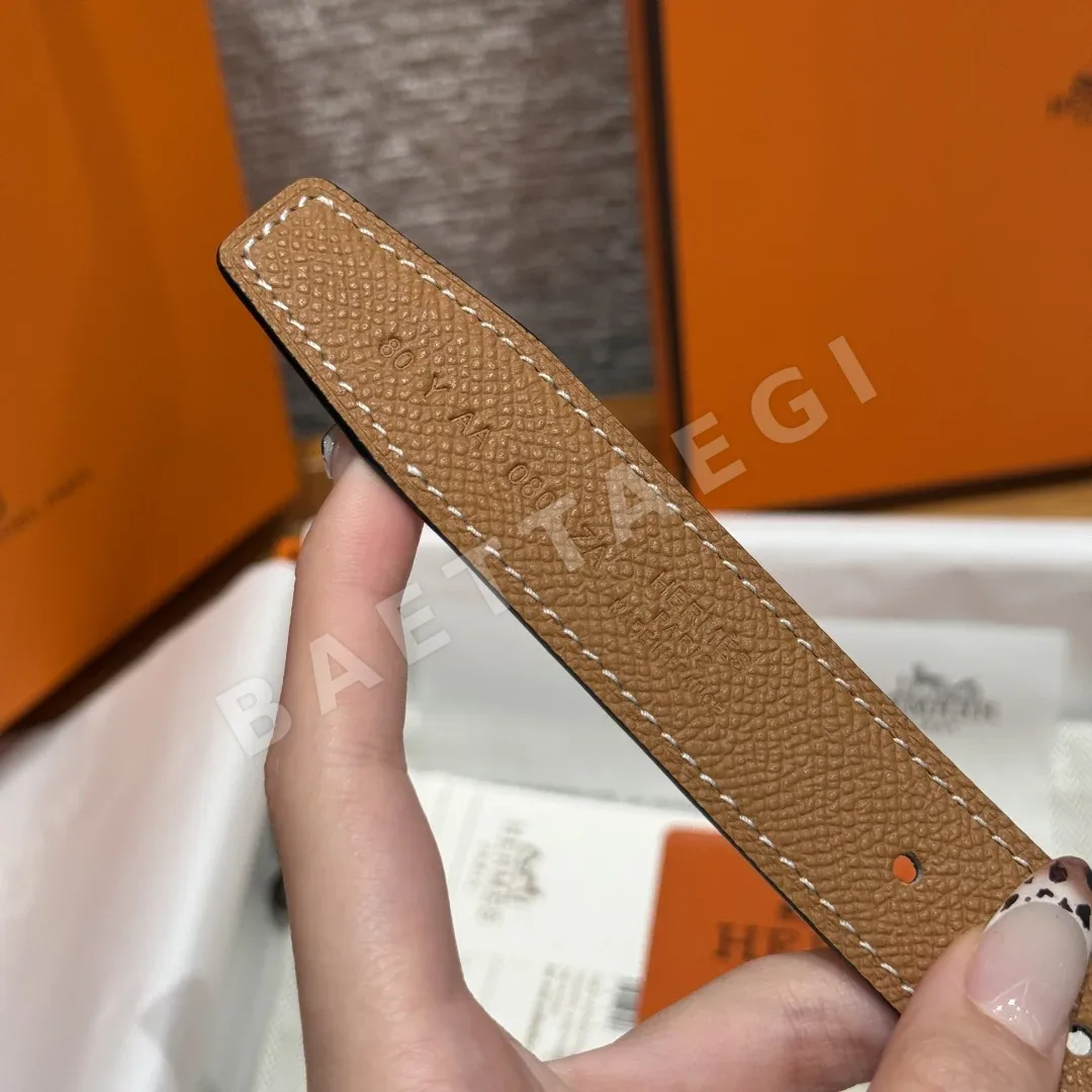 에르메스 스위프트 카프스킨 양면 벨트 상세 이미지 6