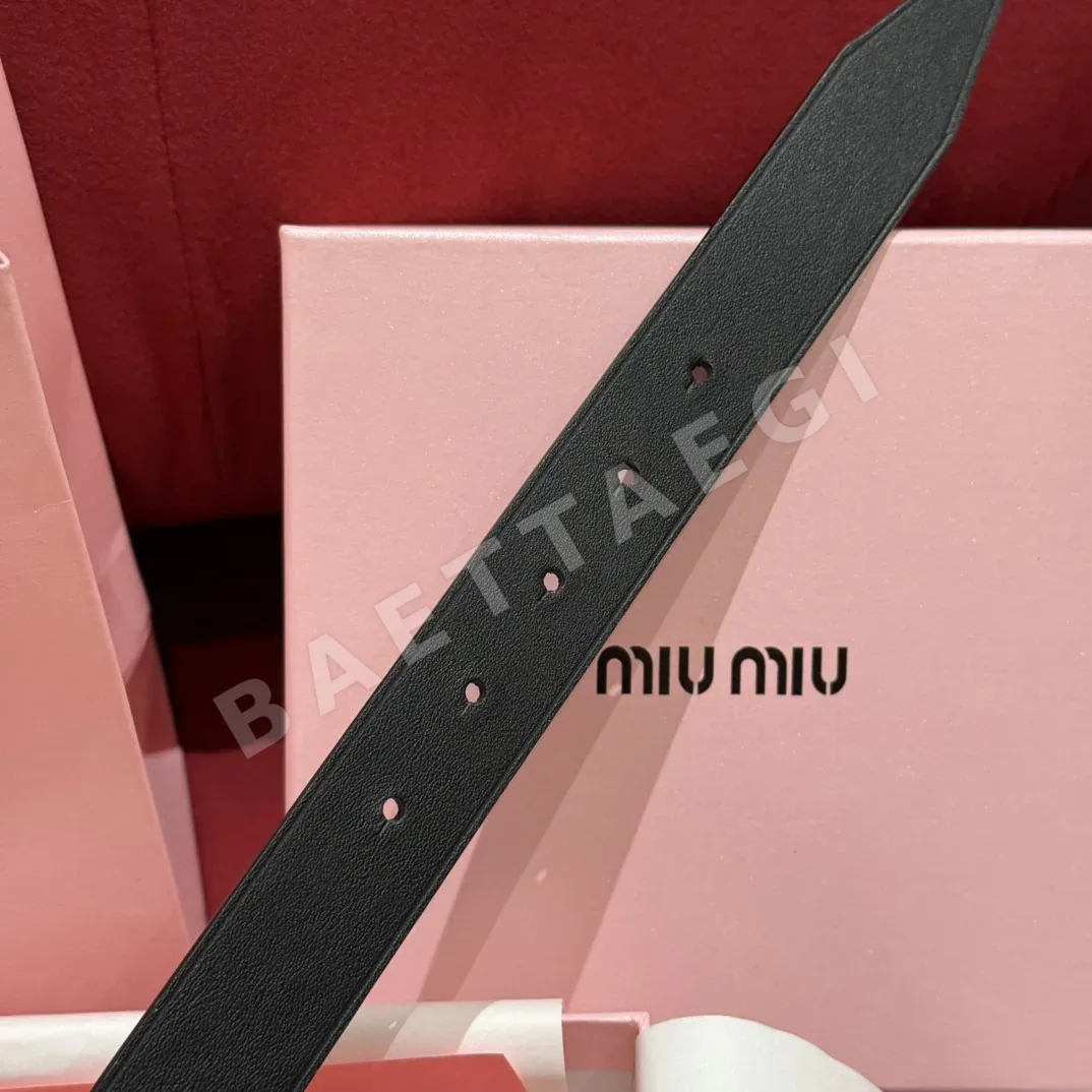 미우미우 가죽 벨트 상세 이미지 7