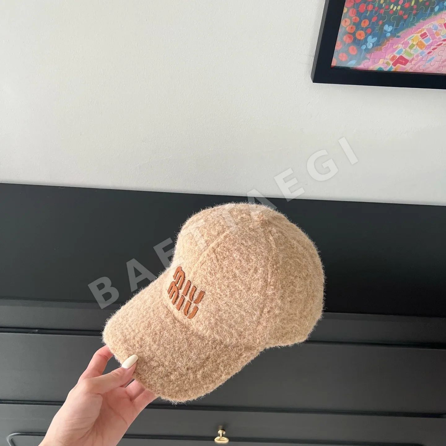미우미우 램 울 베이스볼 모자 상세 이미지 6