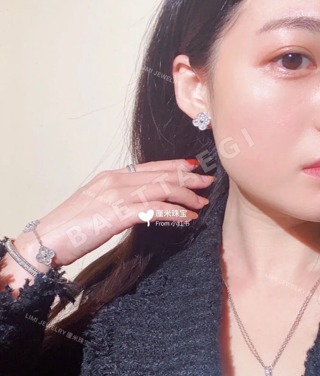 반클리프앤아펠 네잎클로버 다이아몬드 귀걸이 상세 이미지 7