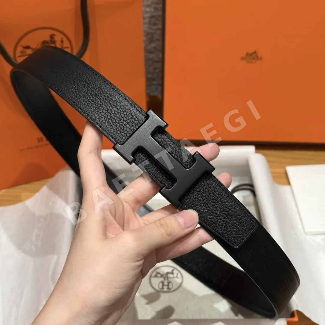 에르메스 리버시블 메탈 버클 벨트 상세 이미지 4