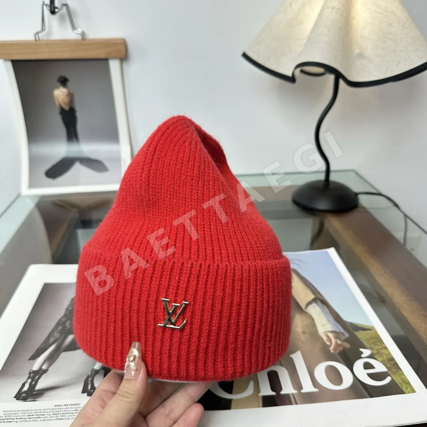 루이비통 니트 비니 모자 상세 이미지 7